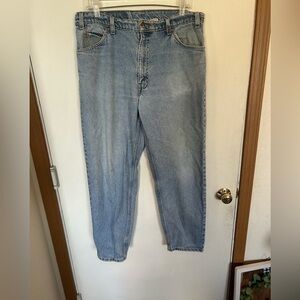 Levi Strauss & co 36X30 relaxed, fit tapered, leg, Whitestone wash denim jeans